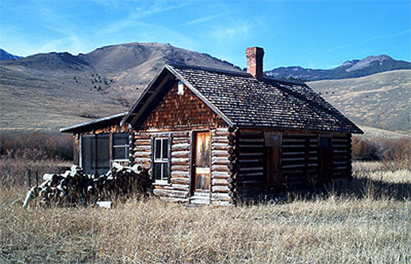 Restored Davis Family Homestead, USA, MT, Park, Emigrant